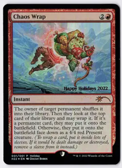 Chaos Wrap - Foil - MTG Special Occasions: Happy Holidays - RareCo - Image 1