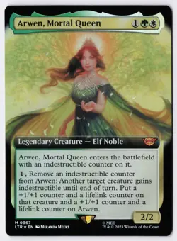 Arwen, Mortal Queen - Foil - Extended Art - MTG Universes Beyond: LOTR - RareCo - Image 1