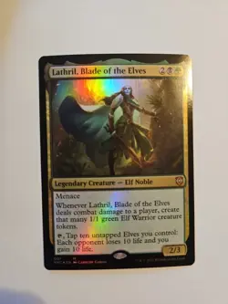 Lathril, Blade of the Elves Commander: Kaldheim Foil Edition - Image 1