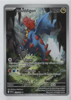 Druddigon Illustration Rare Pokemon White Flare WHT #151 - Image 1