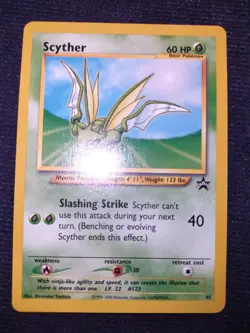 Scyther 45 Pokemon Trading Card Game Black Star Promos Near Mint TCG NM - Image 1
