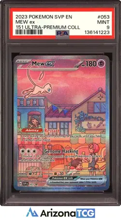 Pokemon 2023 Mew ex 053 Black Star Promo 151 Ultra-Premium Collection PSA 9 - Image 1