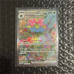 Pokemon TCG Venusaur ex Full Art Special Illustration Rare 198/165 Holo English - Image 1