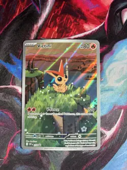 Victini 208 Pokemon TCG S&V Black Star Promo Holo Card NM Condition - Image 1