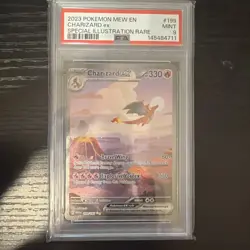 Pokemon TCG Charizard EX Scarlet & Violet 151 Card 199/165 Psa 9 - Image 1