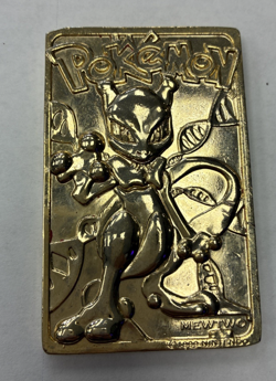 VINTAGE Pokemon Mewtwo Trading Card 23K Gold-Plated - 1999 BURGER KING VINTAGE - Image 2
