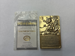 VINTAGE Pokemon Mewtwo Trading Card 23K Gold-Plated - 1999 BURGER KING VINTAGE - Image 4