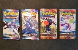 New Unopened Sealed Vintage Pokemon Cards Booster Packs Diamond Perl Mysterious - Image 1