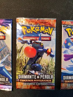 New Unopened Sealed Vintage Pokemon Cards Booster Packs Diamond Perl Mysterious - Image 3