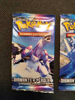 New Unopened Sealed Vintage Pokemon Cards Booster Packs Diamond Perl Mysterious - Image 5
