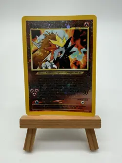 Pokemon Entei 1999 WOTC Black Star Promo Reverse Holo #34 Near Mint - Image 3
