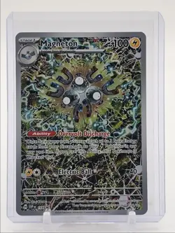 MAGNETON 2024 POKEMON SURGING SPARKS ETB BLACK STAR PROMO #159 Q6588 - Image 1