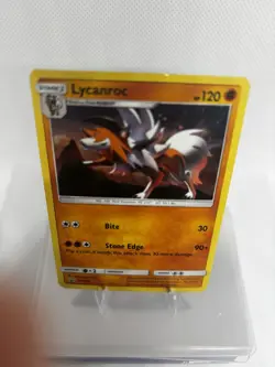 Lycanroc SM105 Sun & Moon Black Star Promo Cosmos Holo Pokemon TCG 2018 MP - Image 2