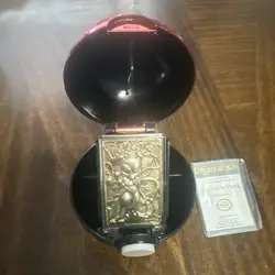 Burger King 1999 Limited edition Pokemon 23 kt gold plated trading card Meowtwo - Image 1