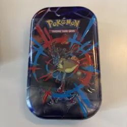 Pokemon TCG Mega Evolution Mega Heroes Lucario Mini Tin New Sealed - 2 Packs - Image 1