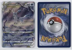 Full Art Glaceon VSTAR Pokemon Sword & Shield Crown Zenith Galarian Gallery - Image 3