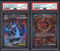 Pokemon Mega Charizard X ex 023 Oricorio ex 024 Sequential Set GEM MINT PSA 10 - Image 1