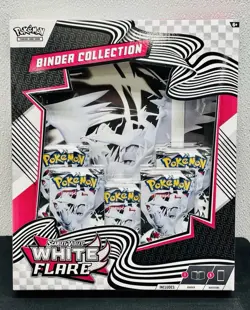 Pokemon White Flare Binder Collection Box - Image 1