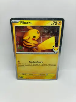 *Stamped* Pikachu - TEF 51/162 - 2026 Pokemon Day Promo - NM+ - Pokemon TCG - Image 1