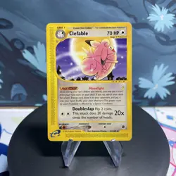 Pokemon Clefable 41/165 Expedition Base Set E Series LP - Image 1