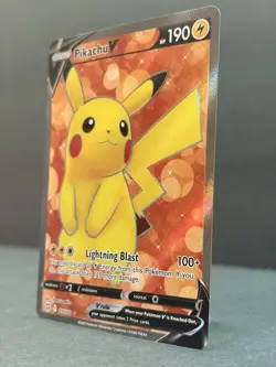 Pokemon TCG – Pikachu V Full Art 157/172 – Brilliant Stars – NM Condition - Image 3