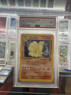 2000 POKEMON BASE SET 2 #13 NINETALES-HOLO PSA 9 - Image 1