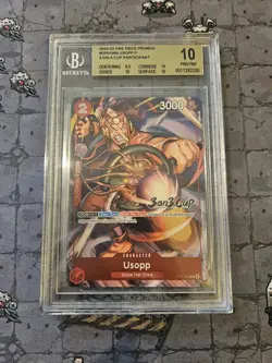 One Piece Card Game Usopp 3 On 3 Cup Top Prize BGS10 English - Image 1