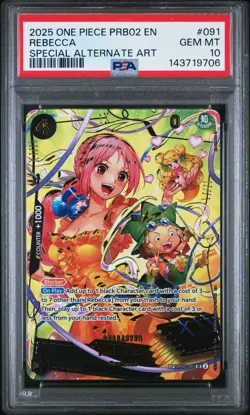 Rebecca SP OP05-091 PRB-02 [Parallel] THE BEST vol.2 One Piece ENGLISH PSA 10 - Image 1