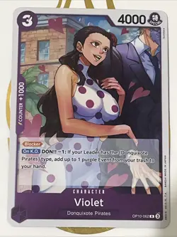 ONE PIECE TCG: Violet OP10-062 Rare - Image 1