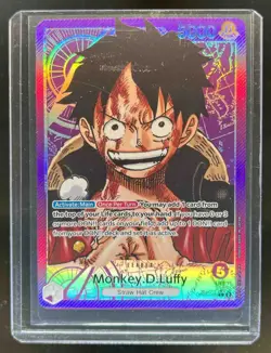 2023 One Piece Awakening New Era Monkey D Luffy Leader Alt Art Leader #OP05-060 - Image 1