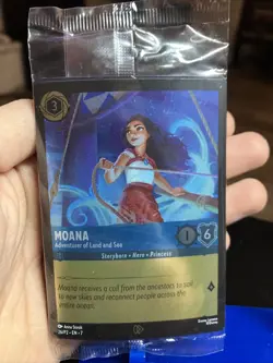 Disney Lorcana - Moana - Adventurer Of Land And Sea - 26/P2 - Foil Promo Sealed - Image 1