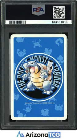 Pokemon 1998 Gengar 094A 6 Of Spades Pokemon Blue Playing Cards Japanese PSA 8 - Image 2
