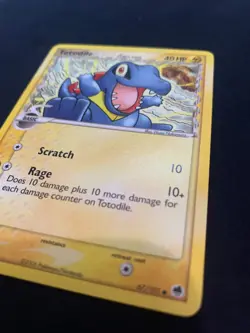 TOTODILE (DELTA SPECIES) - 67/101 - DRAGON FRONTIERS - POKEMON CARD - MP - Image 3