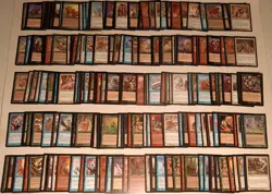 Vintage 1999 MTG Magic the Gathering Mercadian Masques 1000 Card Collection Lot - Image 3