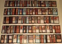 Vintage 1999 MTG Magic the Gathering Mercadian Masques 1000 Card Collection Lot - Image 4