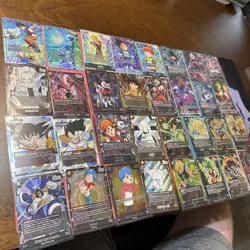 DRAGON BALL SUPER FUSION WORLD 32 CARD LOT! SR,R, L ENGLISH - Image 1