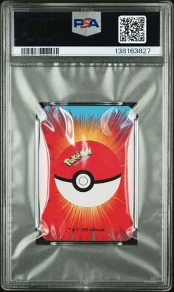 1999 BICYCLE POKEMON MINI PLAYING CARDS BLUE DECK 3 OF CLUBS PIKACHU PSA 9 - Image 2
