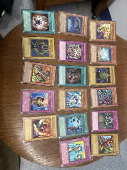 Vintage 1996 Yugioh Card Collection 134 Cards Stack Played With Condition - Image 4