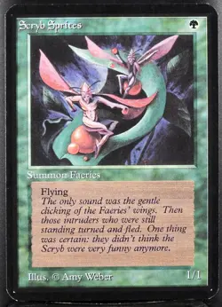 MTG Scryb Sprites Alpha 1993 Magic Card - Image 1