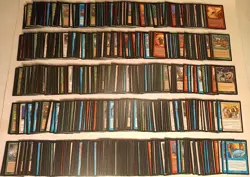 Vintage 1999 MTG Magic the Gathering Urza's Legacy 1000 Card Collection Lot - Image 1