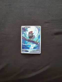 Pokemon TCG Zorua White Flare Illustration Rare Holo Card 142/086 NM Condition - Image 1