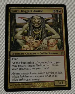 Wort, Boggart Auntie LP Lorwyn MTG Magic The Gathering Card English Goblin Deck - Image 1