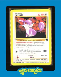 RATTATA - 66/82 - Team Rocket - Pokemon Card - Image 1