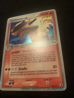 Typhlosion ex 110/115 Unseen Forces 2005 Holo Foil Pokemon TCG Card - Image 5