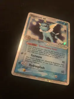 Vaporeon ex 110/113 Delta Species 2005 Holo Foil Rare Pokemon TCG Card - Image 3