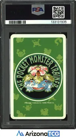 Pokemon 1996 Professor Oak Joker Playing Card Pokemon Green Japanese PSA 10 - Image 2