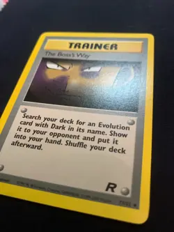 THE BOSS'S WAY - 73/82 - TEAM ROCKET - POKEMON CARD - LP - Image 3