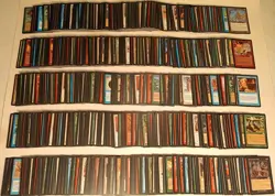 Vintage 1998 MTG Magic the Gathering Urza's Saga 1000 Card Collection Lot - Image 1