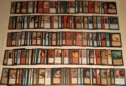 Vintage 1998 MTG Magic the Gathering Urza's Saga 1000 Card Collection Lot - Image 4