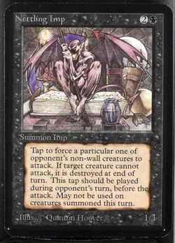 MTG Nettling Imp Alpha 1993 Magic Card - Image 1